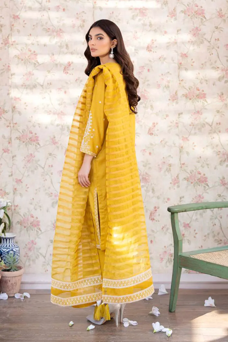 La Rosaa - Spring Summer RTW Collection - Mustard - 3Pc